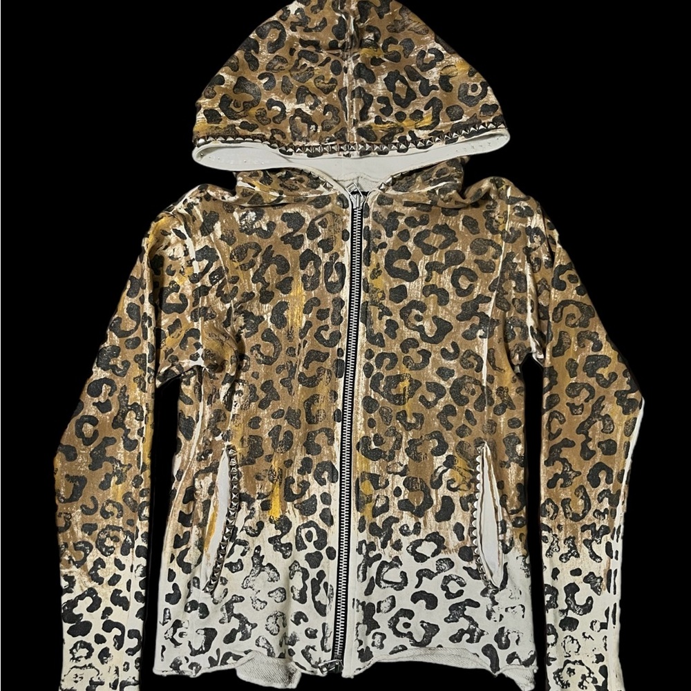 Zac Vargas Leopard Zip Up